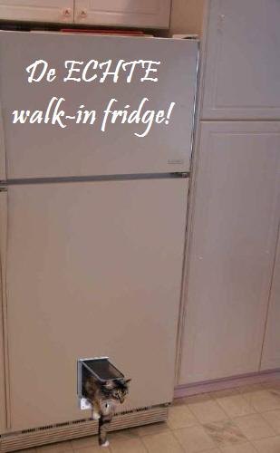 Nieuwe 'walk-in fridge'