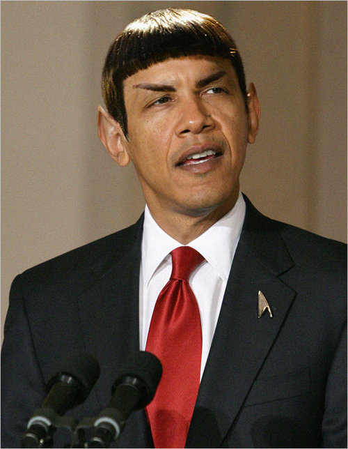 Barack Obama as Spock